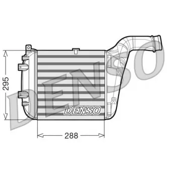 Intercooler, échangeur DENSO DIT02030