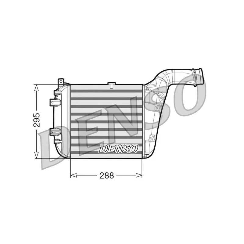 Intercooler, échangeur DENSO DIT02030