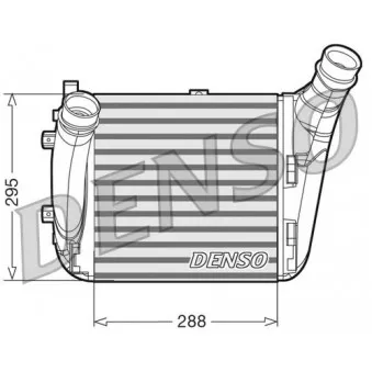 Intercooler, échangeur DENSO DIT02031