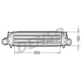 Intercooler, échangeur DENSO DIT02035