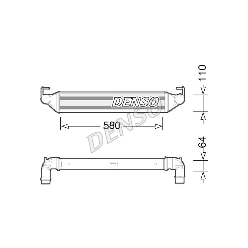 Intercooler, échangeur DENSO DIT06001