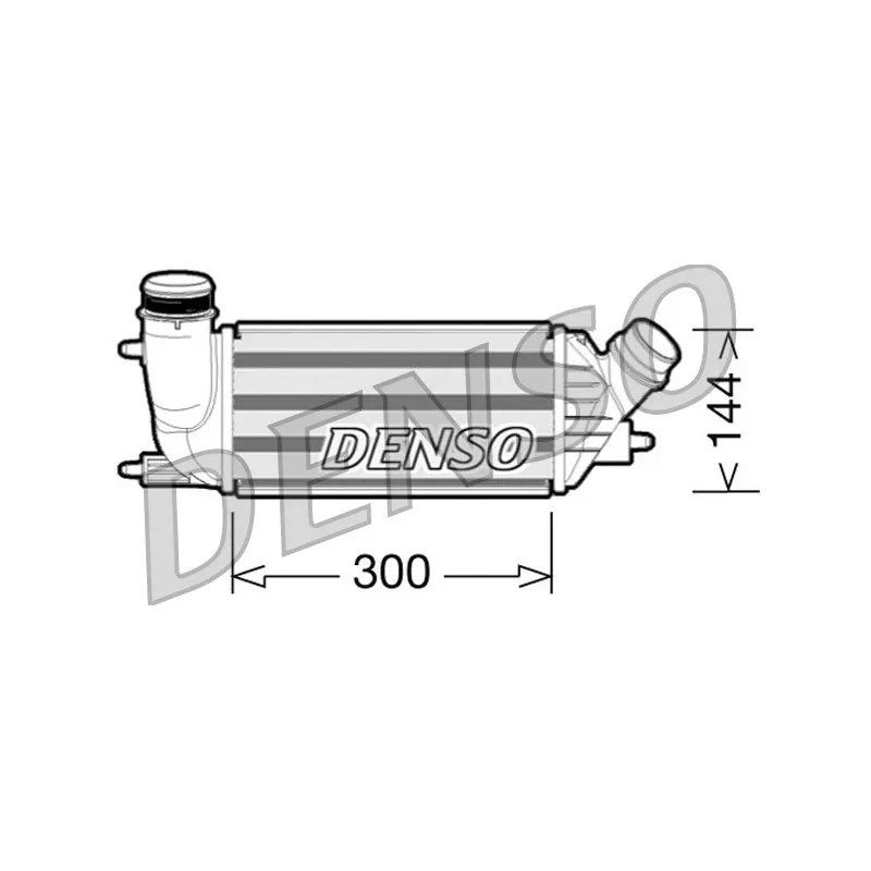 Intercooler, échangeur DENSO DIT07001