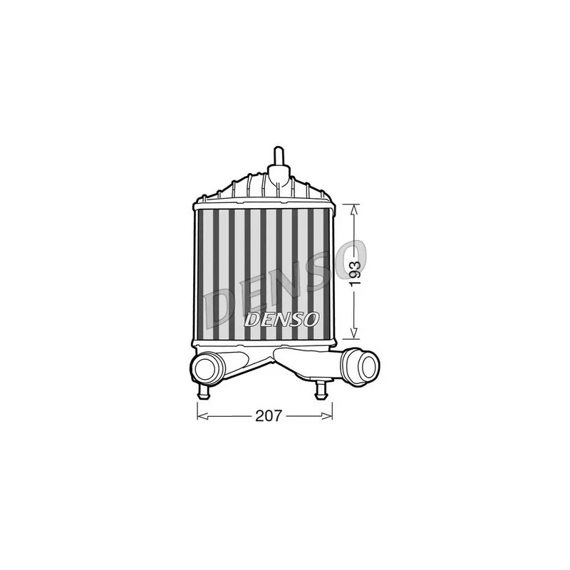 Intercooler, échangeur DENSO DIT09101
