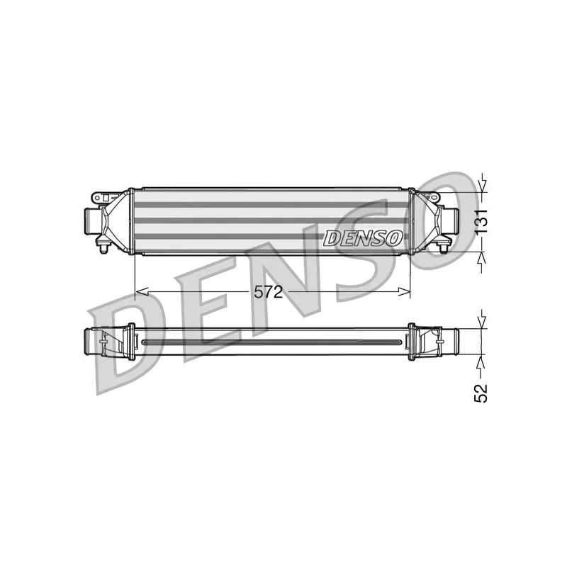 Intercooler, échangeur DENSO DIT09107