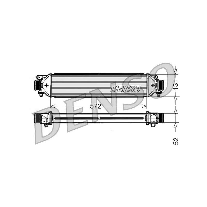 Intercooler, échangeur DENSO DIT09109