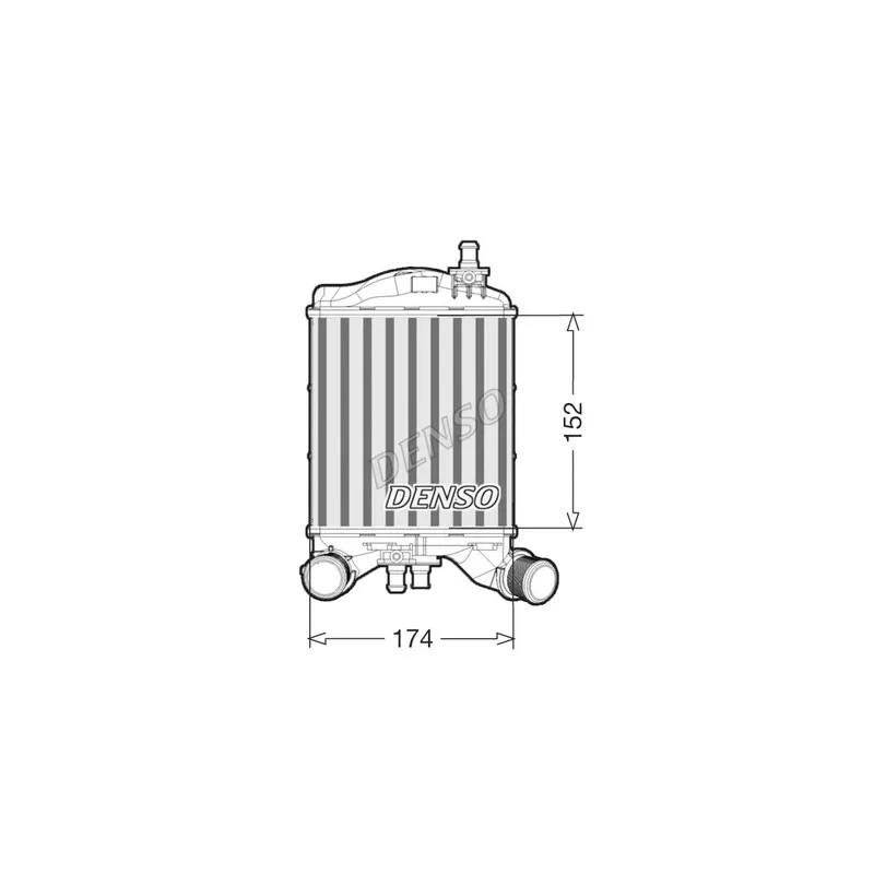 Intercooler, échangeur DENSO DIT09111