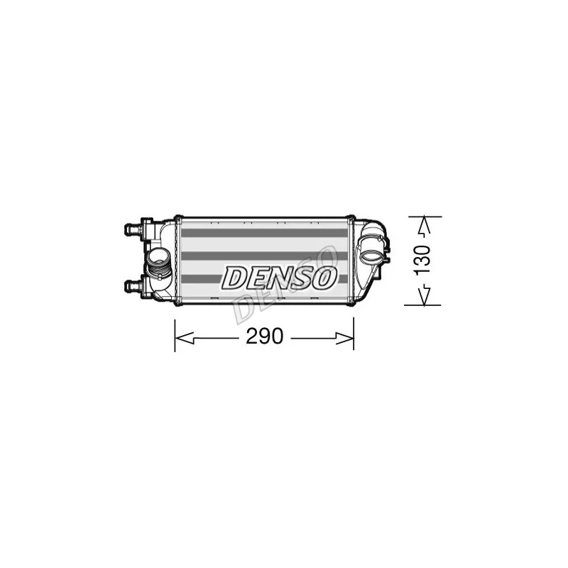 Intercooler, échangeur DENSO DIT09113