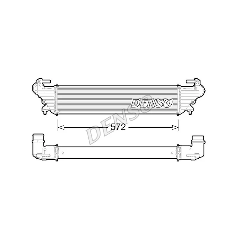 Intercooler, échangeur DENSO DIT09114