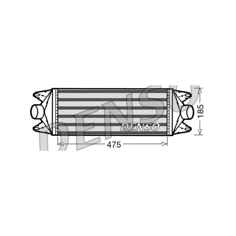 Intercooler, échangeur DENSO DIT12001