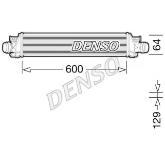 Intercooler, échangeur DENSO DIT15001