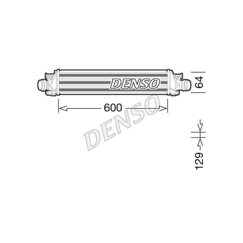 Intercooler, échangeur DENSO DIT15001