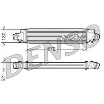 Intercooler, échangeur DENSO DIT20003
