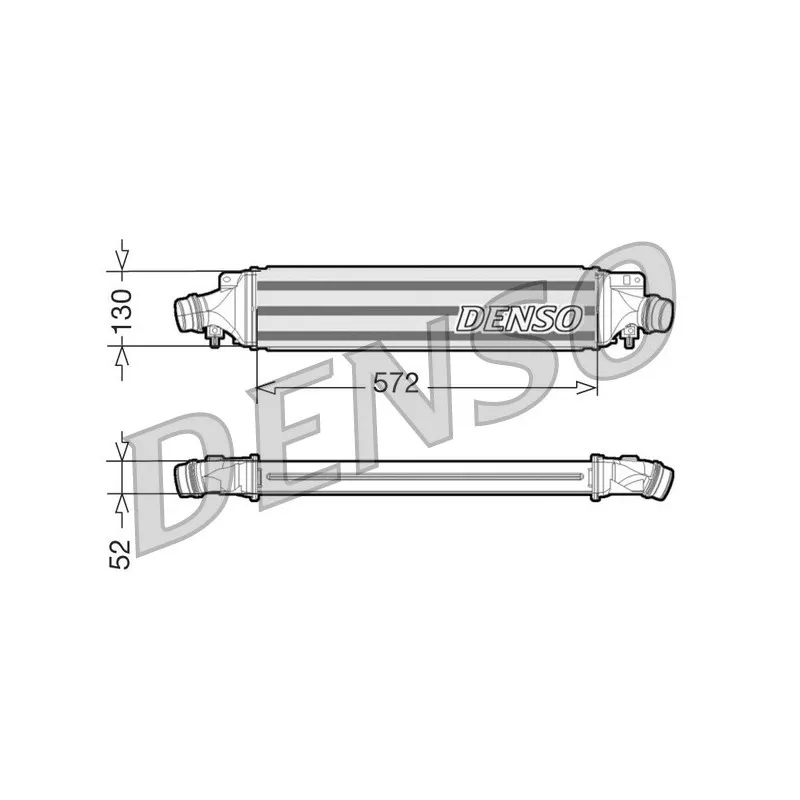 Intercooler, échangeur DENSO DIT20003