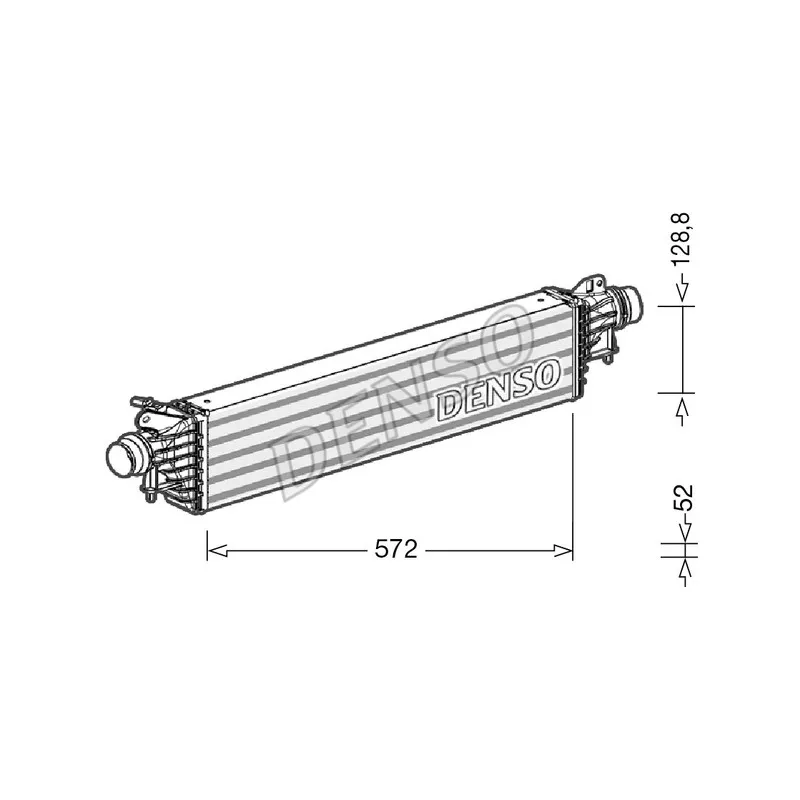 Intercooler, échangeur DENSO DIT20004