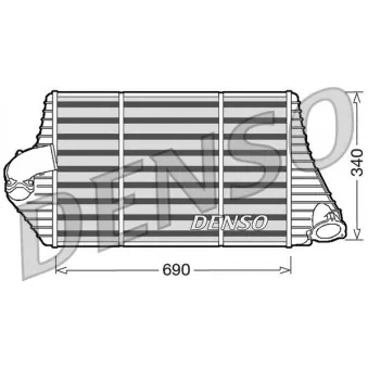 Intercooler, échangeur DENSO DIT23001