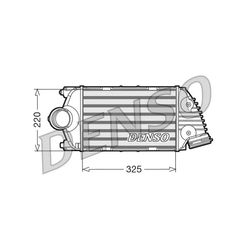 Intercooler, échangeur DENSO DIT28015