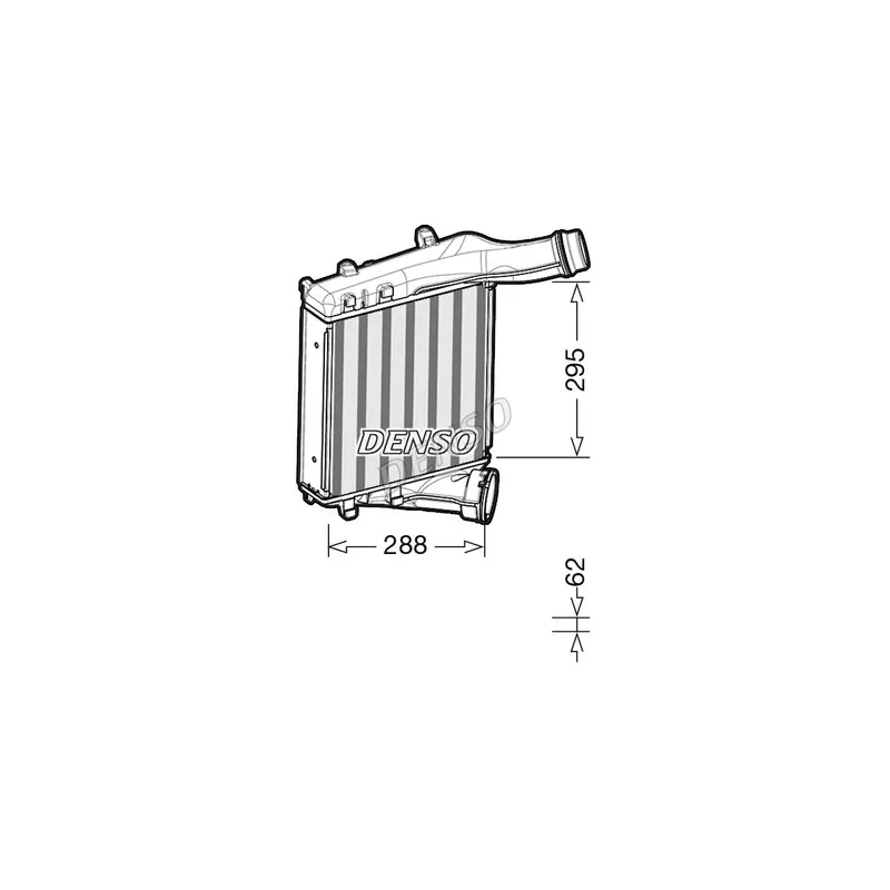 Intercooler, échangeur DENSO DIT28019