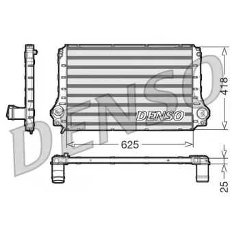 Intercooler, échangeur DENSO DIT50003