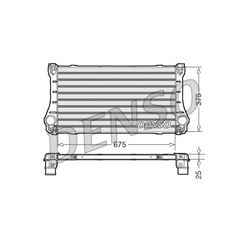 Intercooler, échangeur DENSO DIT50006