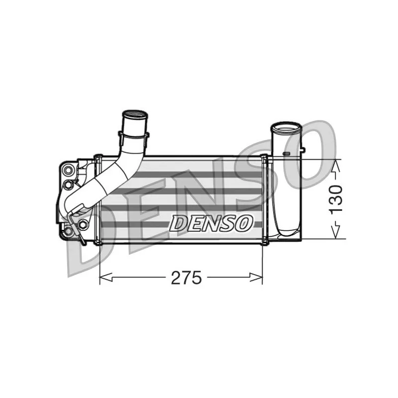 Intercooler, échangeur DENSO DIT50007