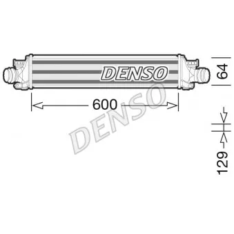 Intercooler, échangeur DENSO DIT99000