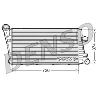 Intercooler, échangeur DENSO DIT99020