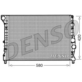 Radiateur, refroidissement du moteur DENSO