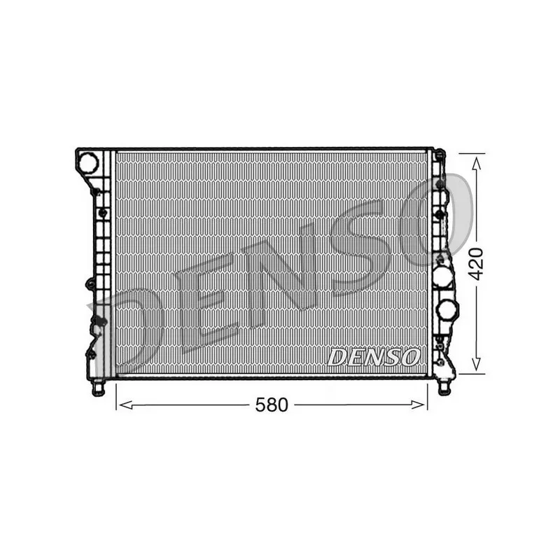 Radiateur, refroidissement du moteur DENSO DRM01001