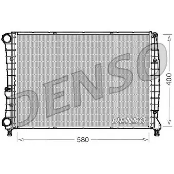 Radiateur, refroidissement du moteur DENSO DRM01002