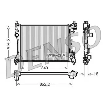 Radiateur, refroidissement du moteur DENSO
