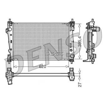 Radiateur, refroidissement du moteur DENSO