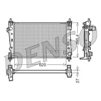 Radiateur, refroidissement du moteur DENSO