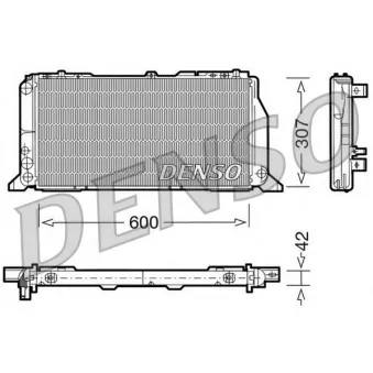 Radiateur, refroidissement du moteur DENSO DRM02013