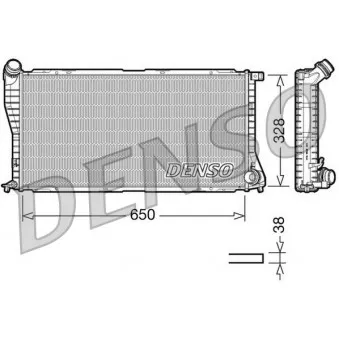 Radiateur, refroidissement du moteur DENSO DRM05002