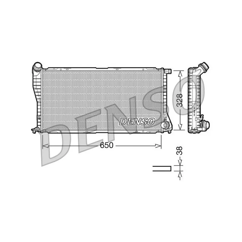 Radiateur, refroidissement du moteur DENSO DRM05002