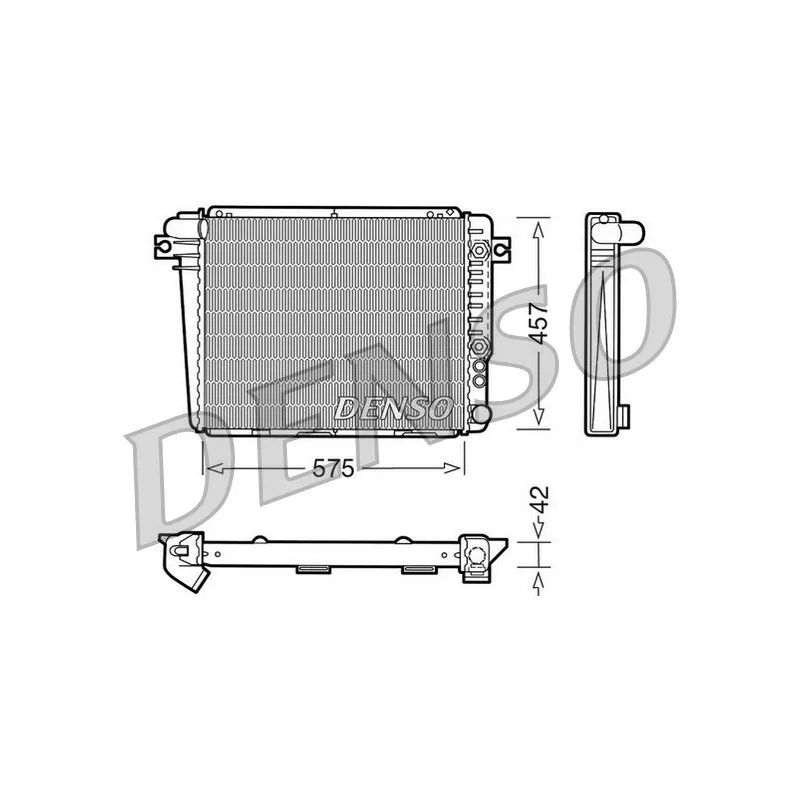 Radiateur, refroidissement du moteur DENSO DRM05051