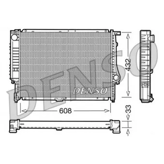 Radiateur, refroidissement du moteur DENSO DRM05052