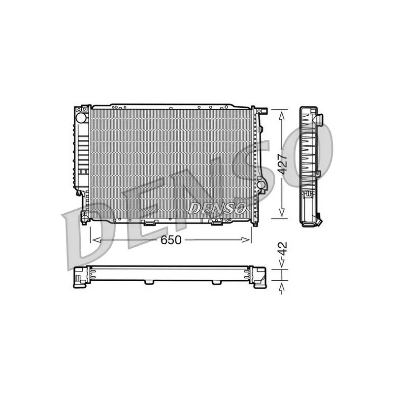 Radiateur, refroidissement du moteur DENSO DRM05056