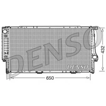 Radiateur, refroidissement du moteur DENSO DRM05062