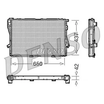 Radiateur, refroidissement du moteur DENSO DRM05068