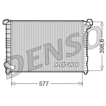 Radiateur, refroidissement du moteur DENSO DRM05101