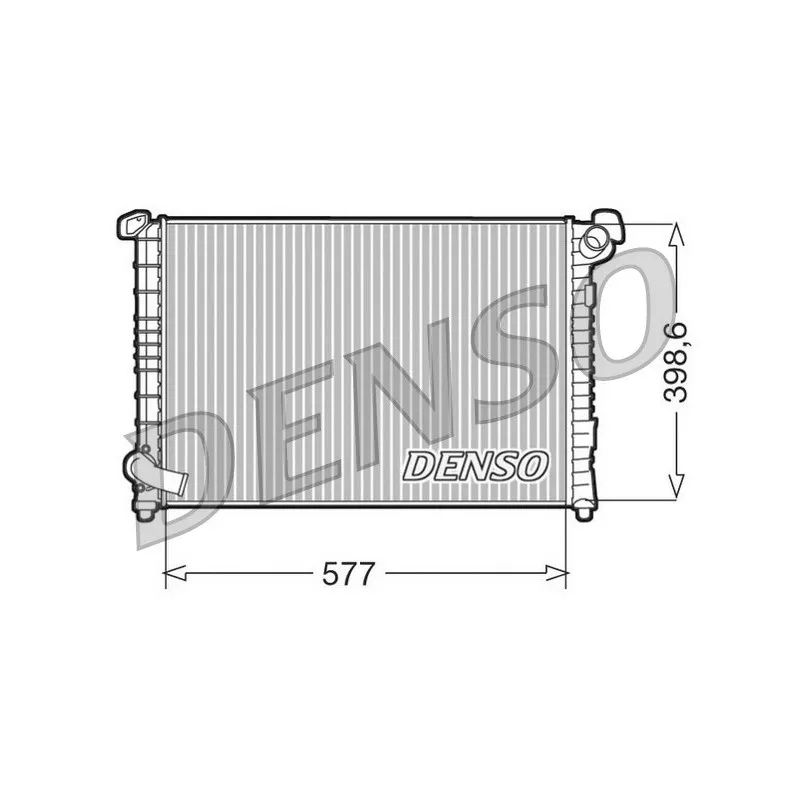 Radiateur, refroidissement du moteur DENSO DRM05101