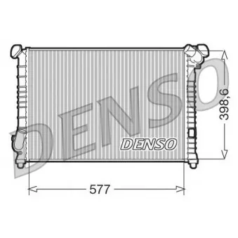 Radiateur, refroidissement du moteur DENSO DRM05102