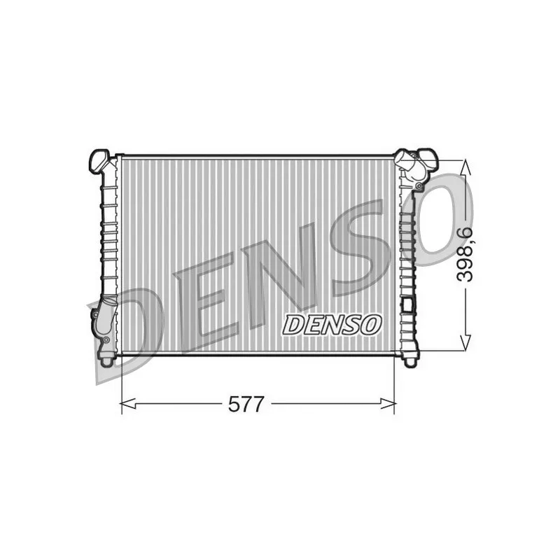 Radiateur, refroidissement du moteur DENSO DRM05102