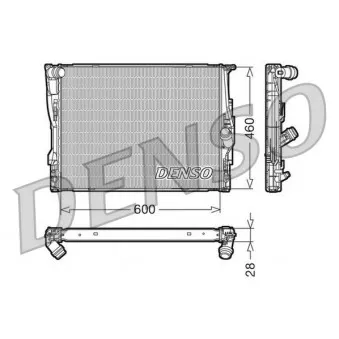 Radiateur, refroidissement du moteur DENSO DRM05110