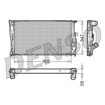 Radiateur, refroidissement du moteur DENSO DRM05111
