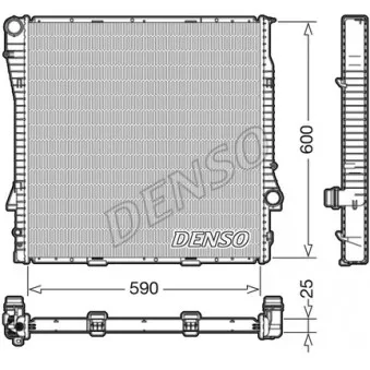 Radiateur, refroidissement du moteur DENSO