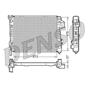 Radiateur, refroidissement du moteur DENSO DRM06020