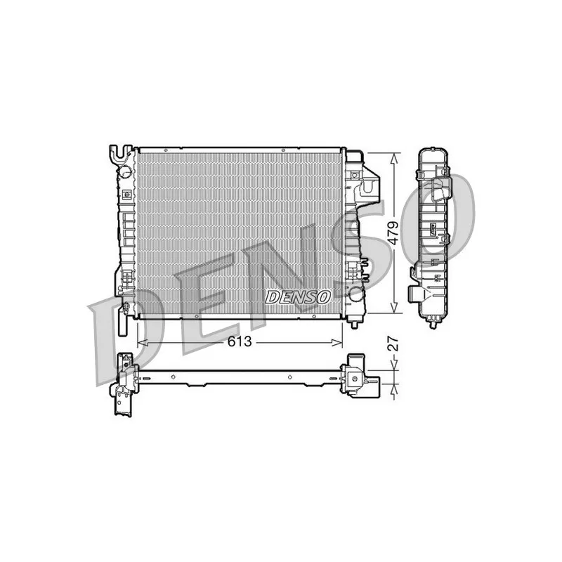 Radiateur, refroidissement du moteur DENSO DRM06020
