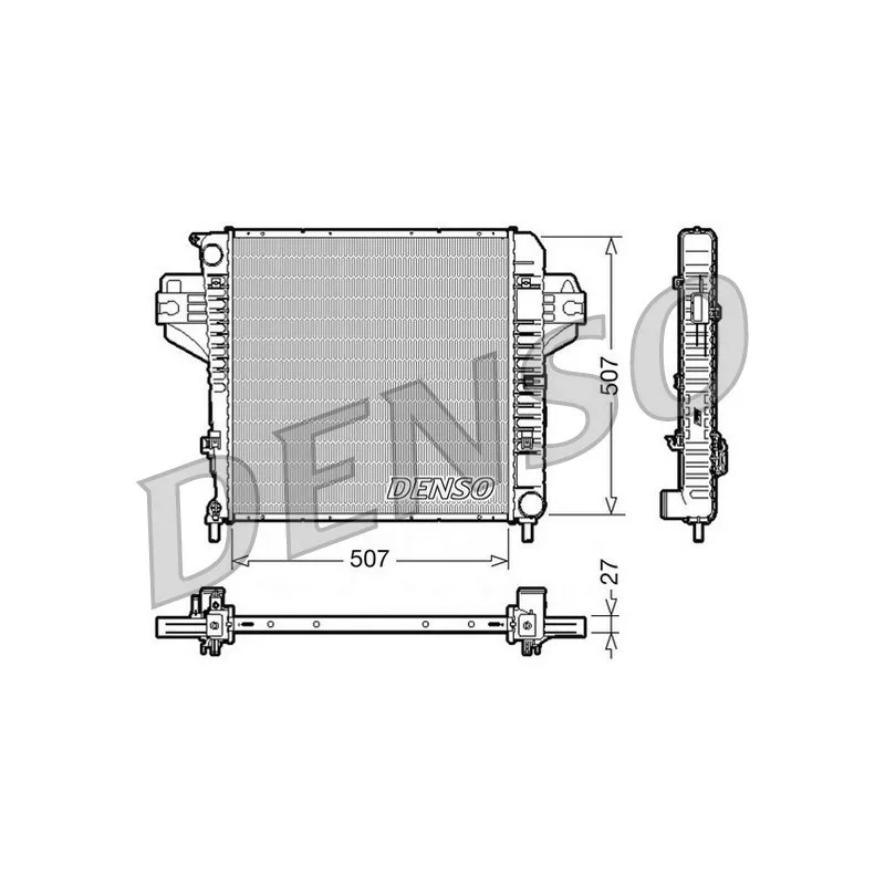 Radiateur, refroidissement du moteur DENSO DRM06030